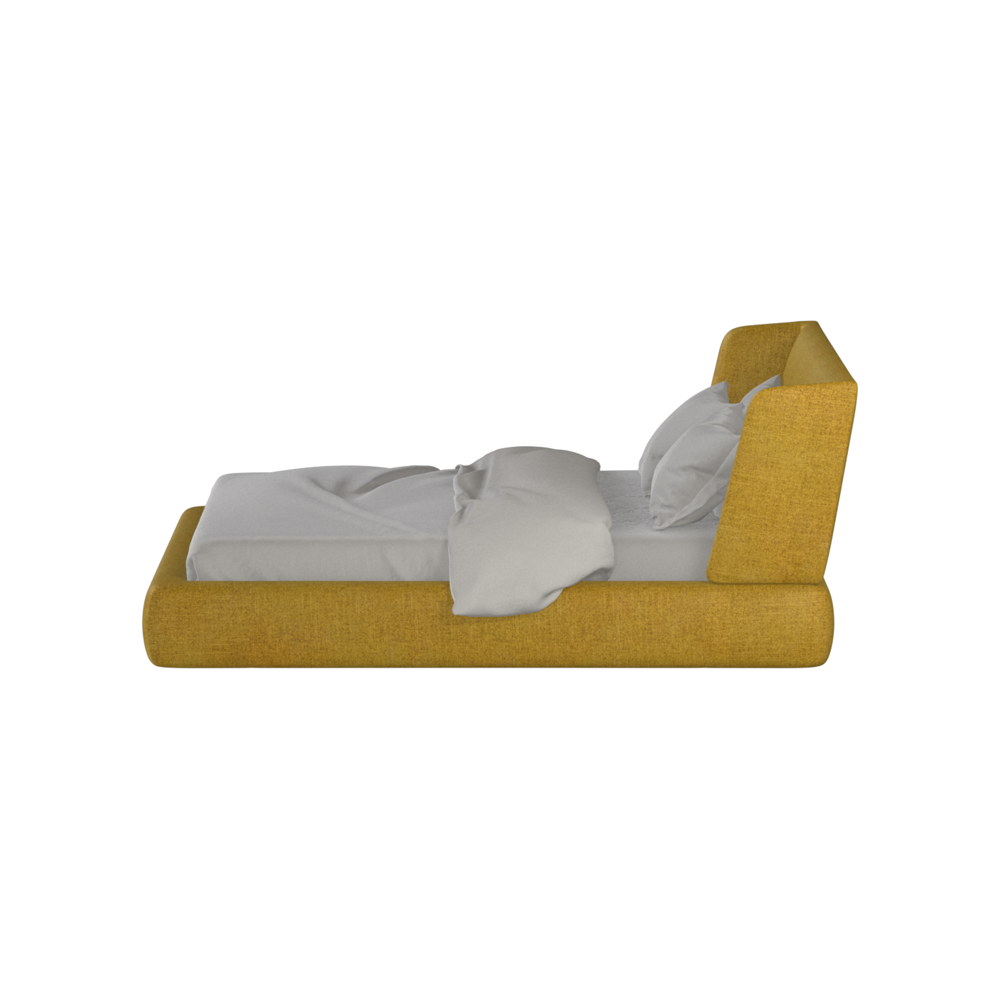 Valentina bed in Boucle Hevia Fabric