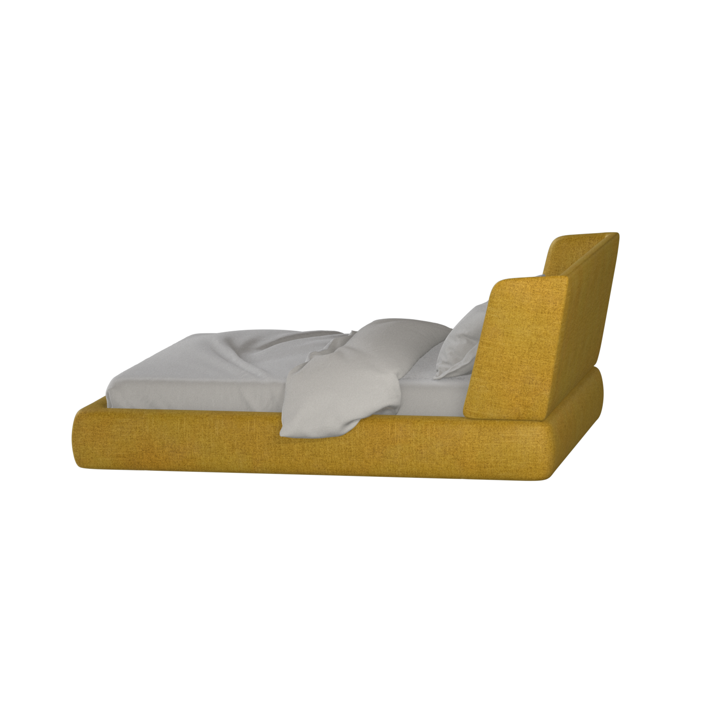 Valentina bed in Boucle Hevia Fabric