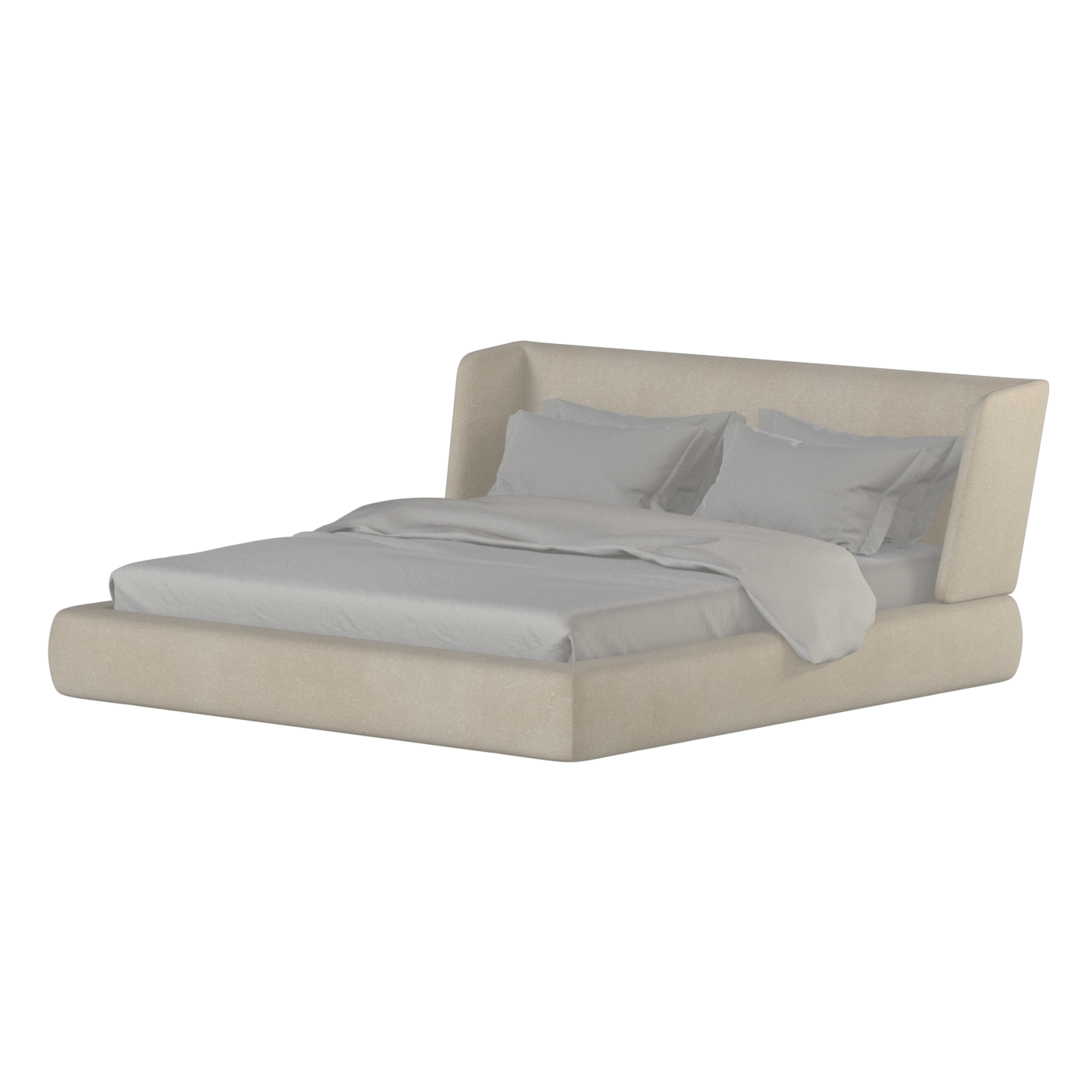 Lit Valentina en tissu Boucle Hevia 