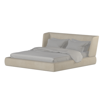 Lit Valentina en tissu Boucle Hevia 
