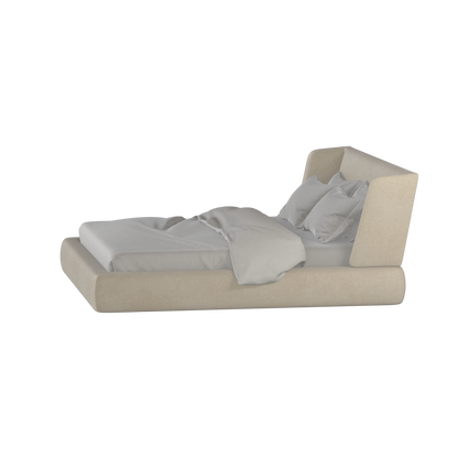 Lit Valentina en tissu Boucle Hevia 