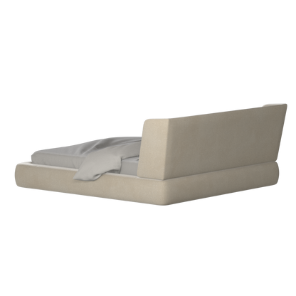 Lit Valentina en tissu Boucle Hevia 
