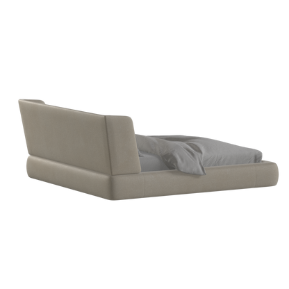 Lit Valentina en tissu Boucle Hevia 