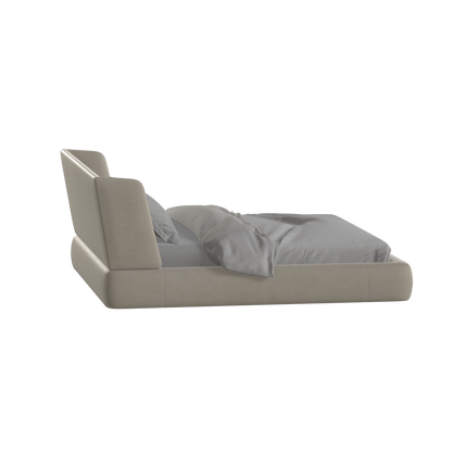 Lit Valentina en tissu Boucle Hevia 