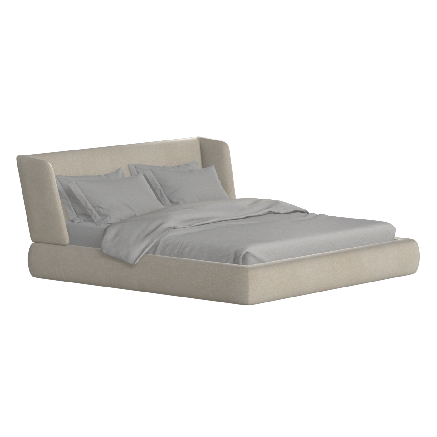 Lit Valentina en tissu Boucle Hevia 