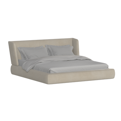 Lit Valentina en tissu Boucle Hevia 