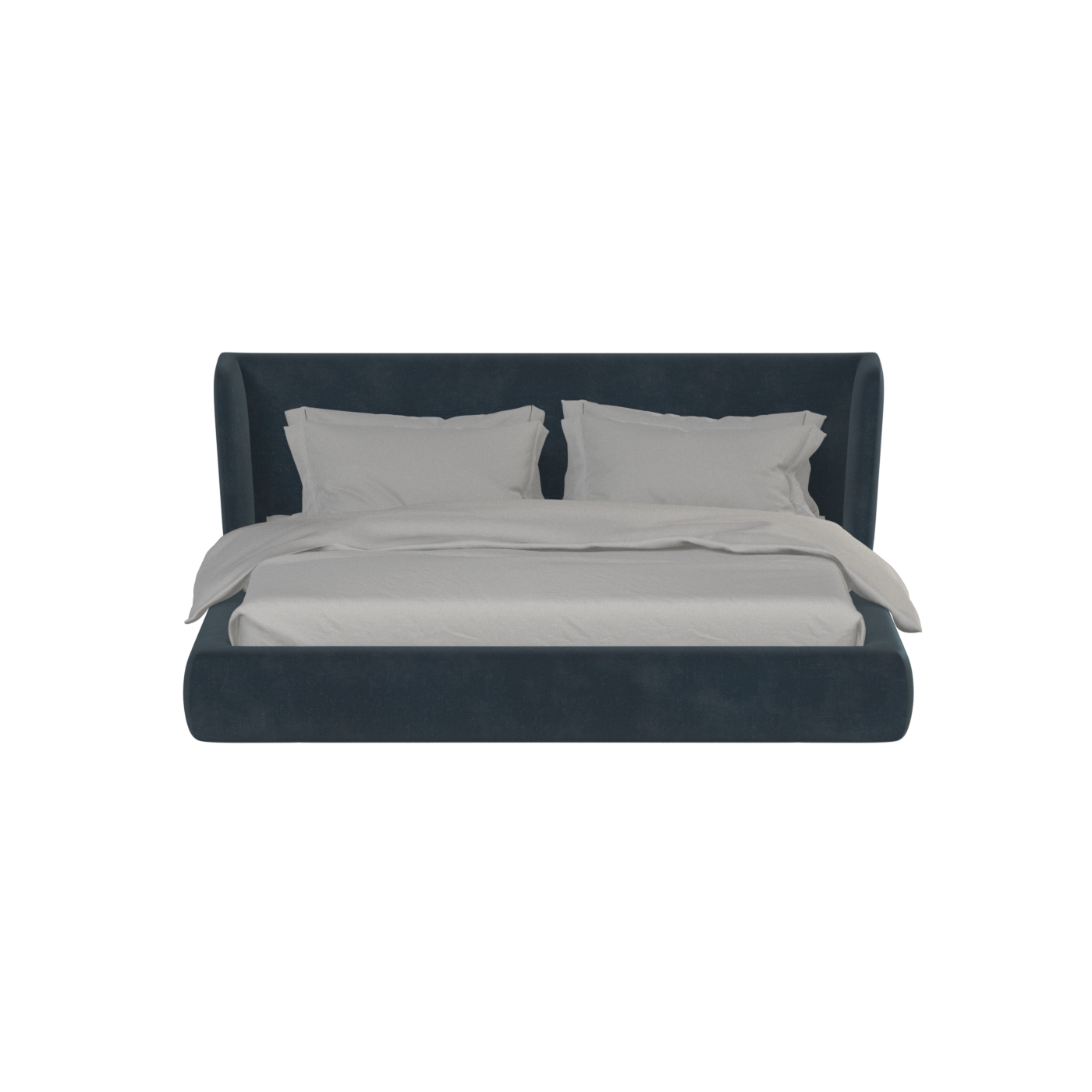 Lit Valentina en tissu Boucle Hevia 