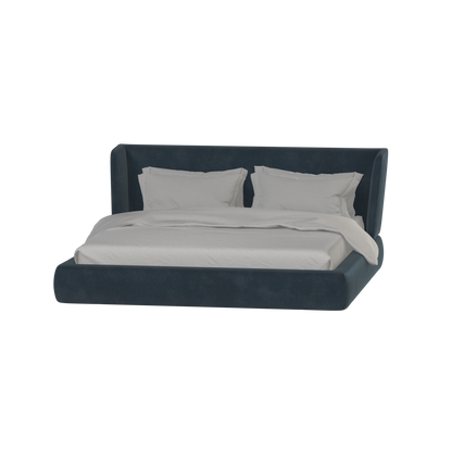 Lit Valentina en tissu Boucle Hevia 