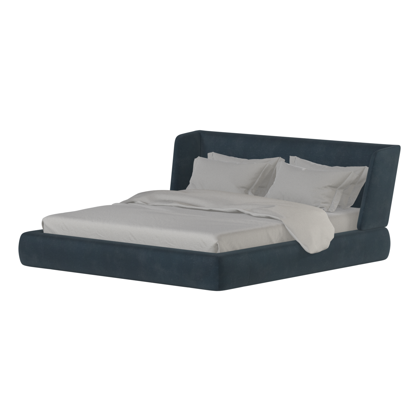 Lit Valentina en tissu Boucle Hevia 