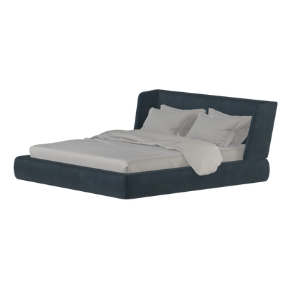 Lit Valentina en tissu Boucle Hevia 