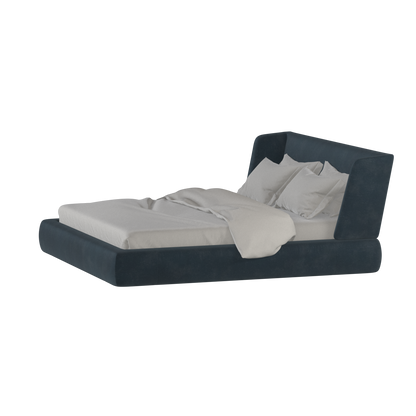 Lit Valentina en tissu Boucle Hevia 