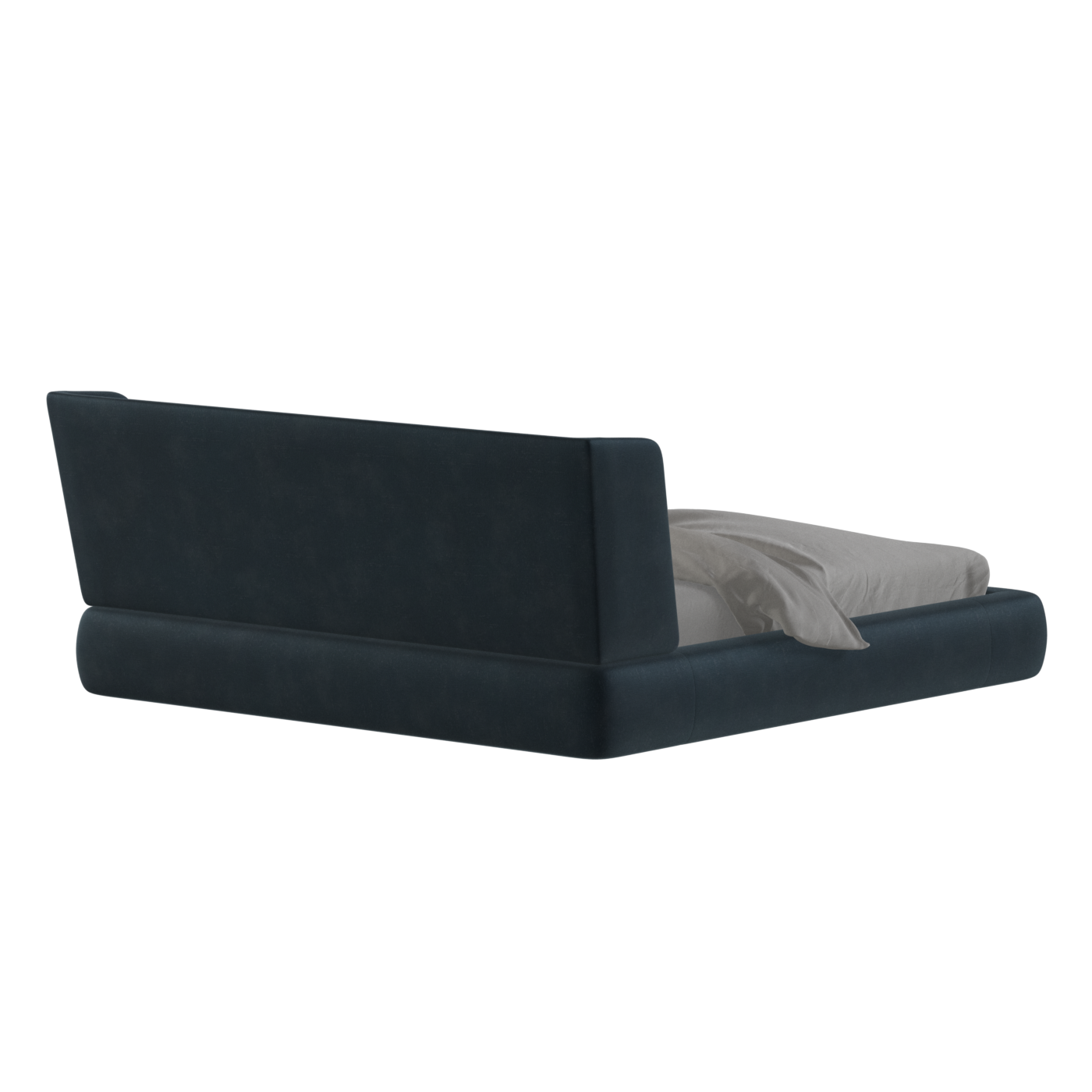 Lit Valentina en tissu Boucle Hevia 