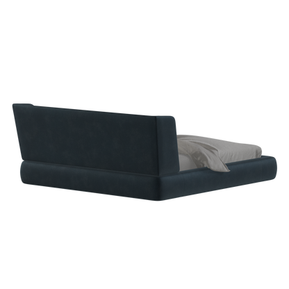 Lit Valentina en tissu Boucle Hevia 