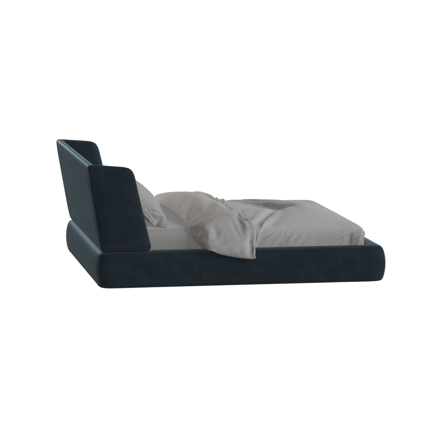 Lit Valentina en tissu Boucle Hevia 