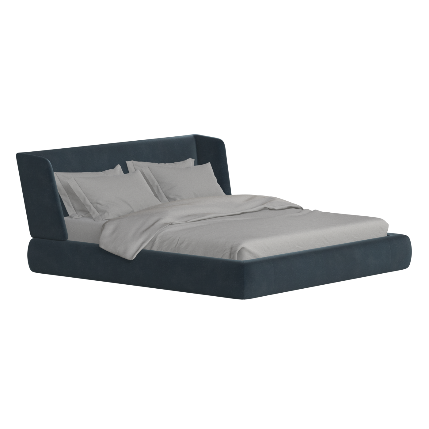 Lit Valentina en tissu Boucle Hevia 