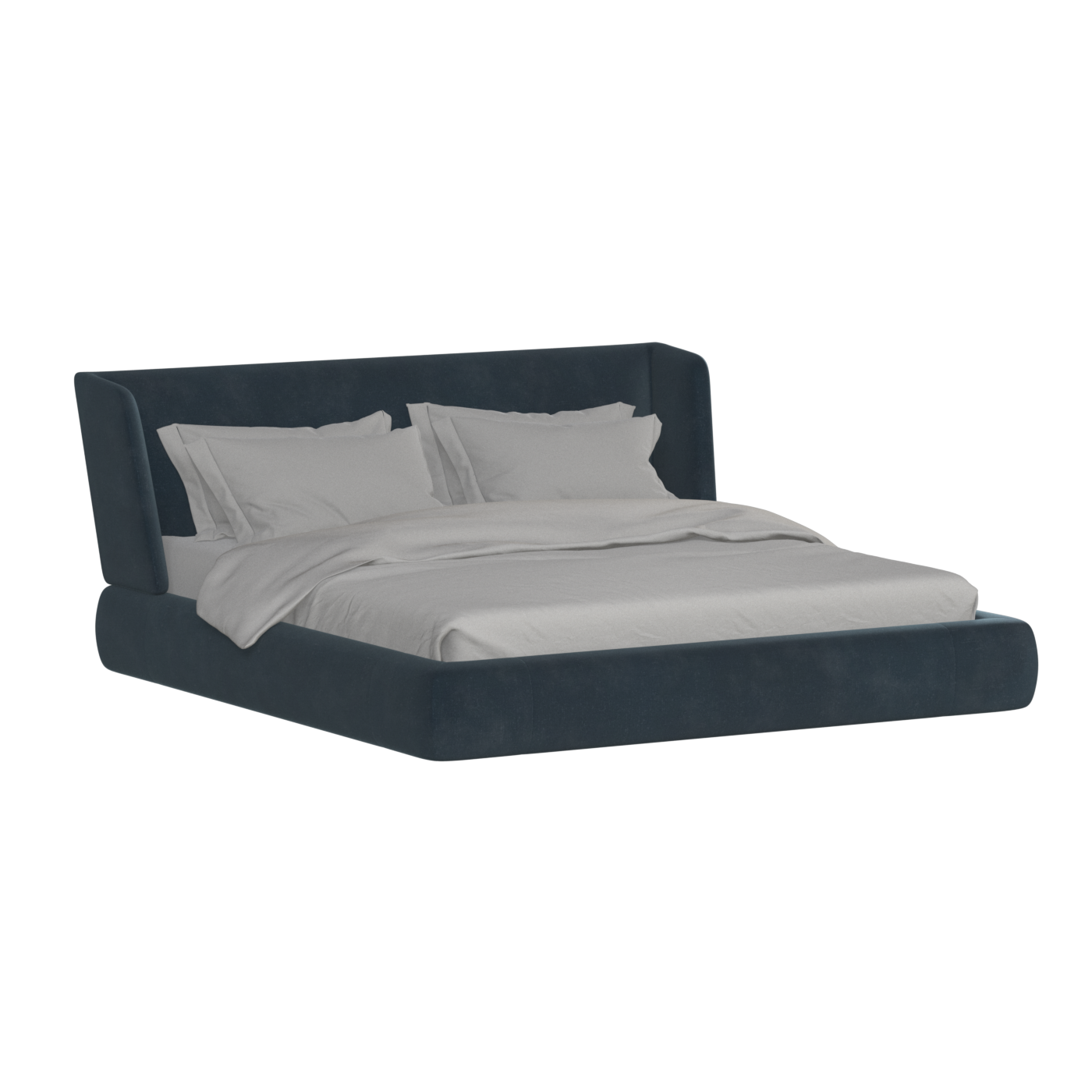 Lit Valentina en tissu Boucle Hevia 