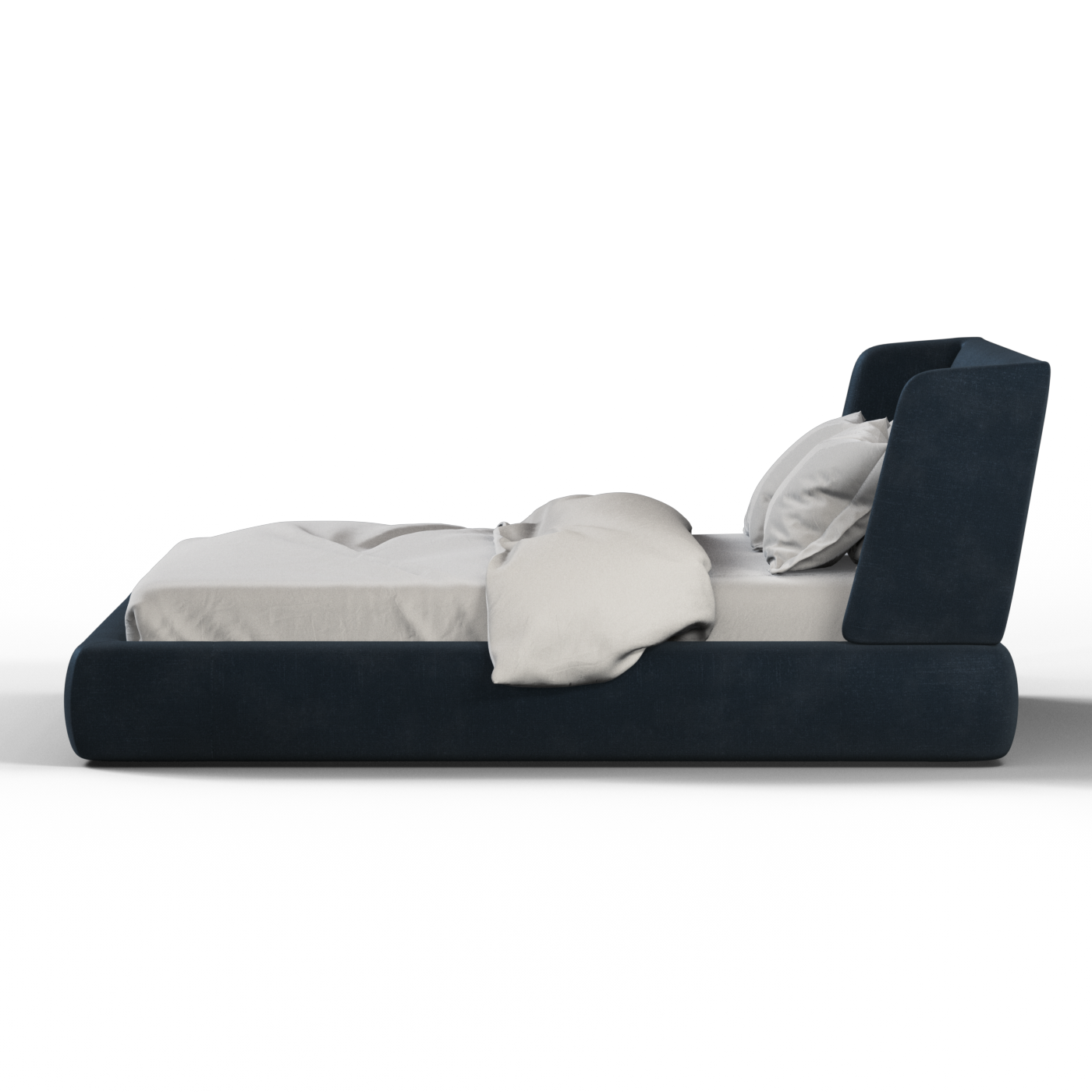 Lit Valentina en tissu Boucle Hevia 