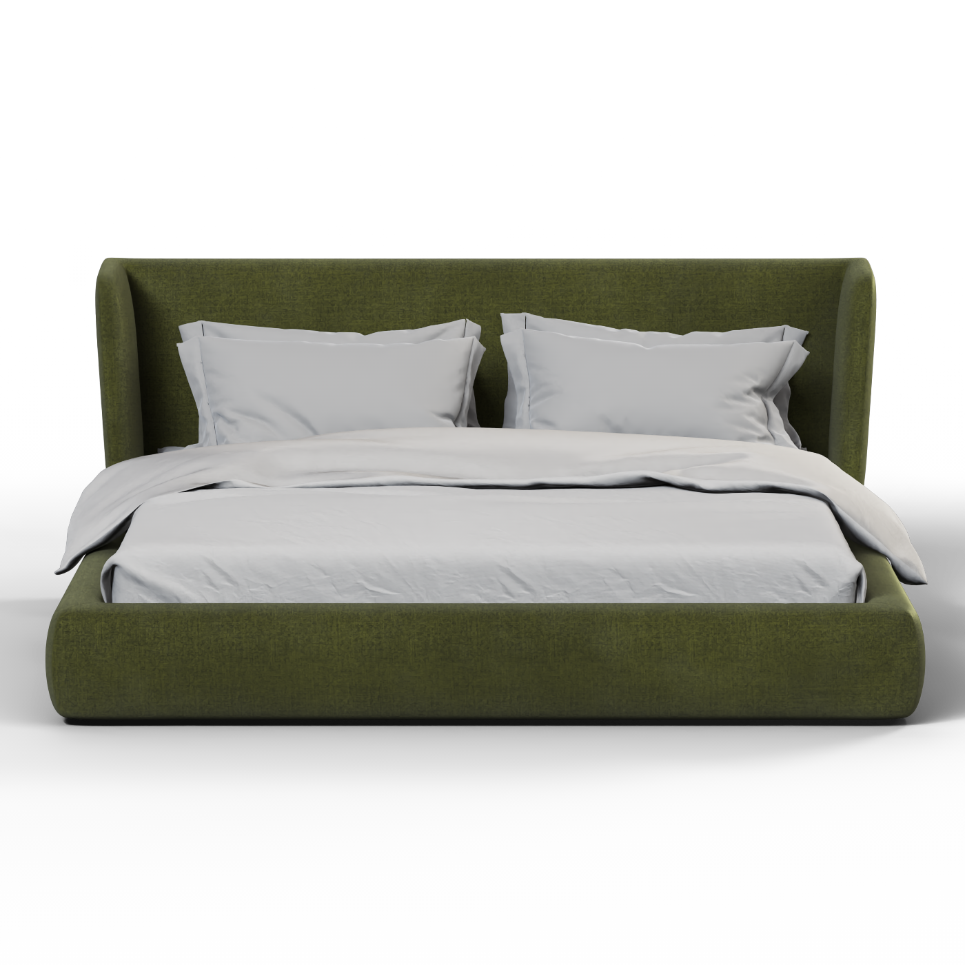 Valentina bed in Boucle Hevia Fabric
