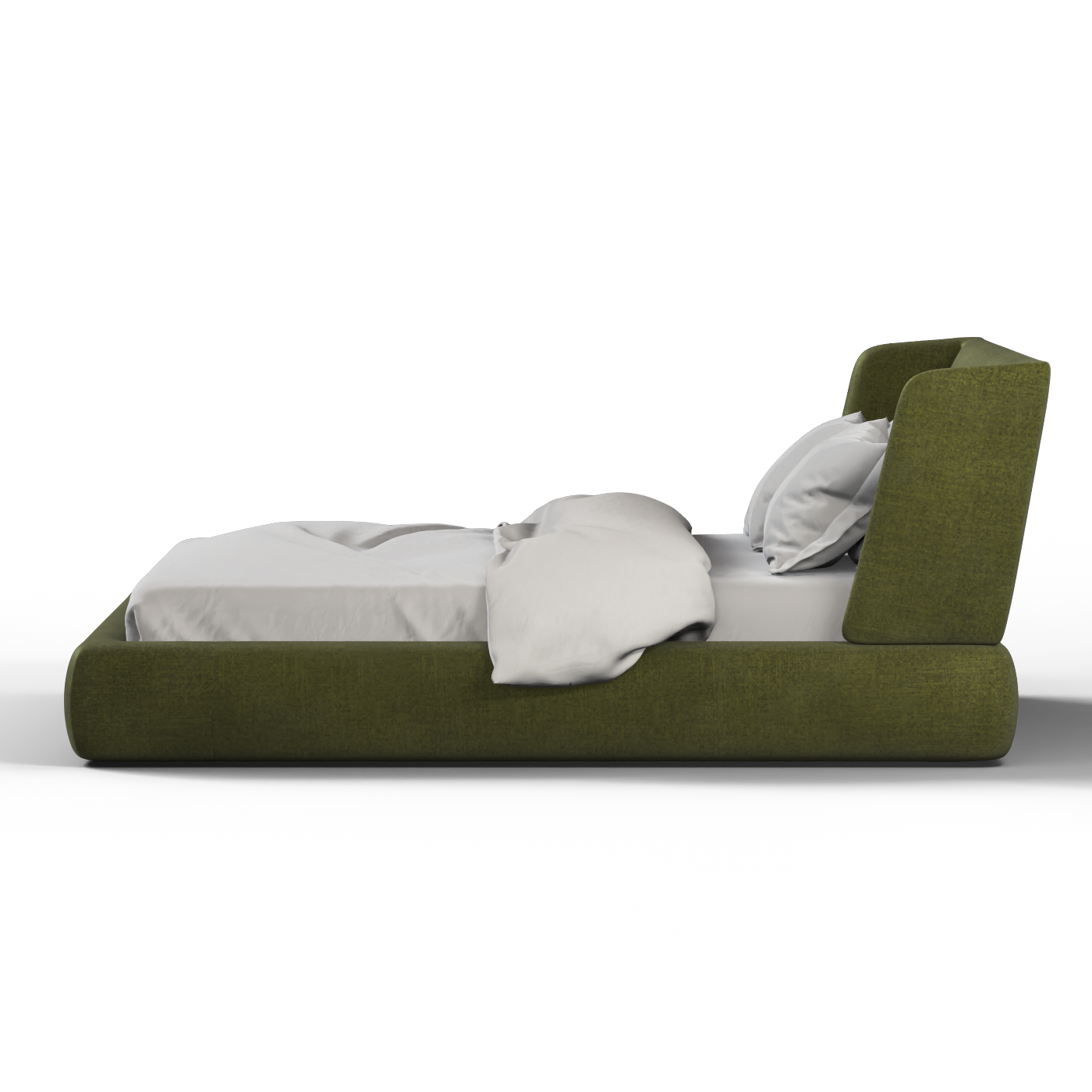 Valentina bed in Boucle Hevia Fabric