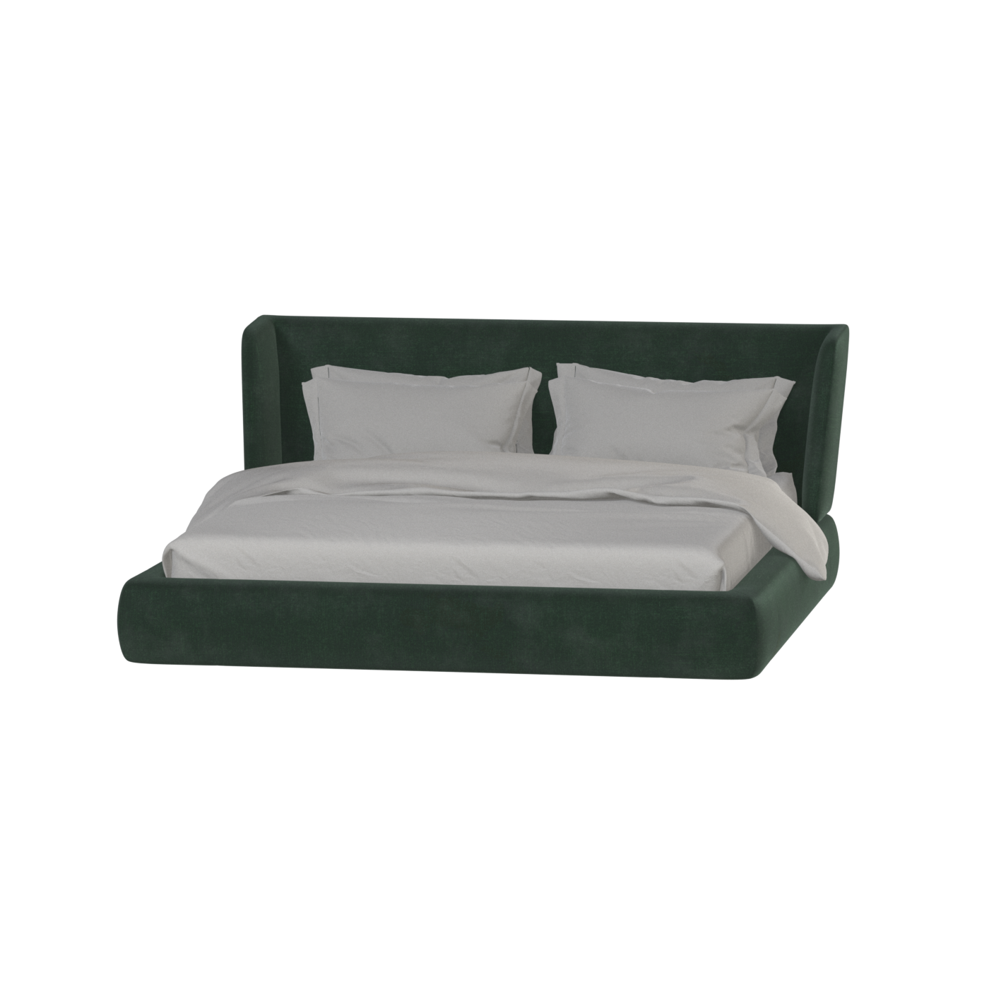 Valentina bed in Boucle Hevia Fabric