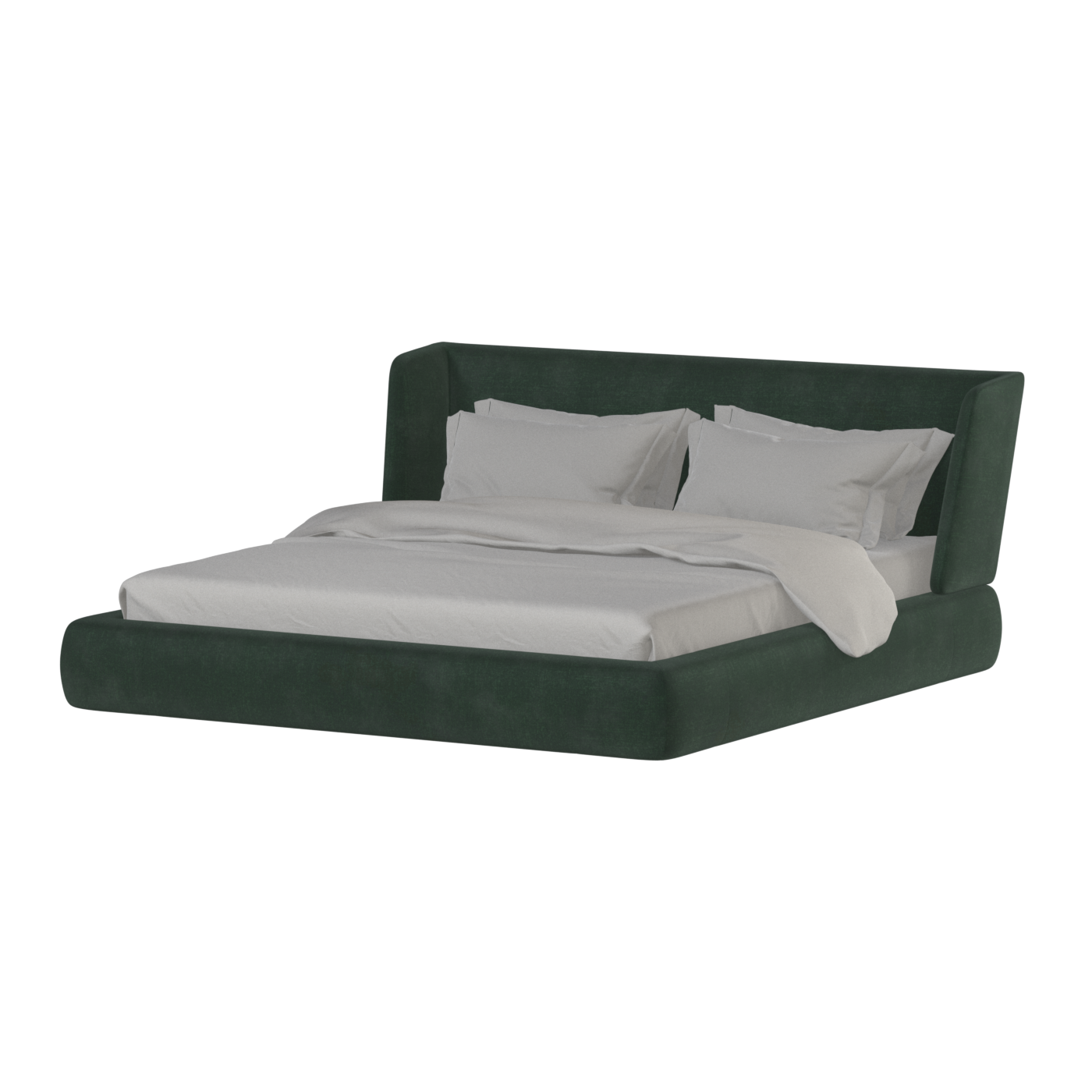 Valentina bed in Boucle Hevia Fabric