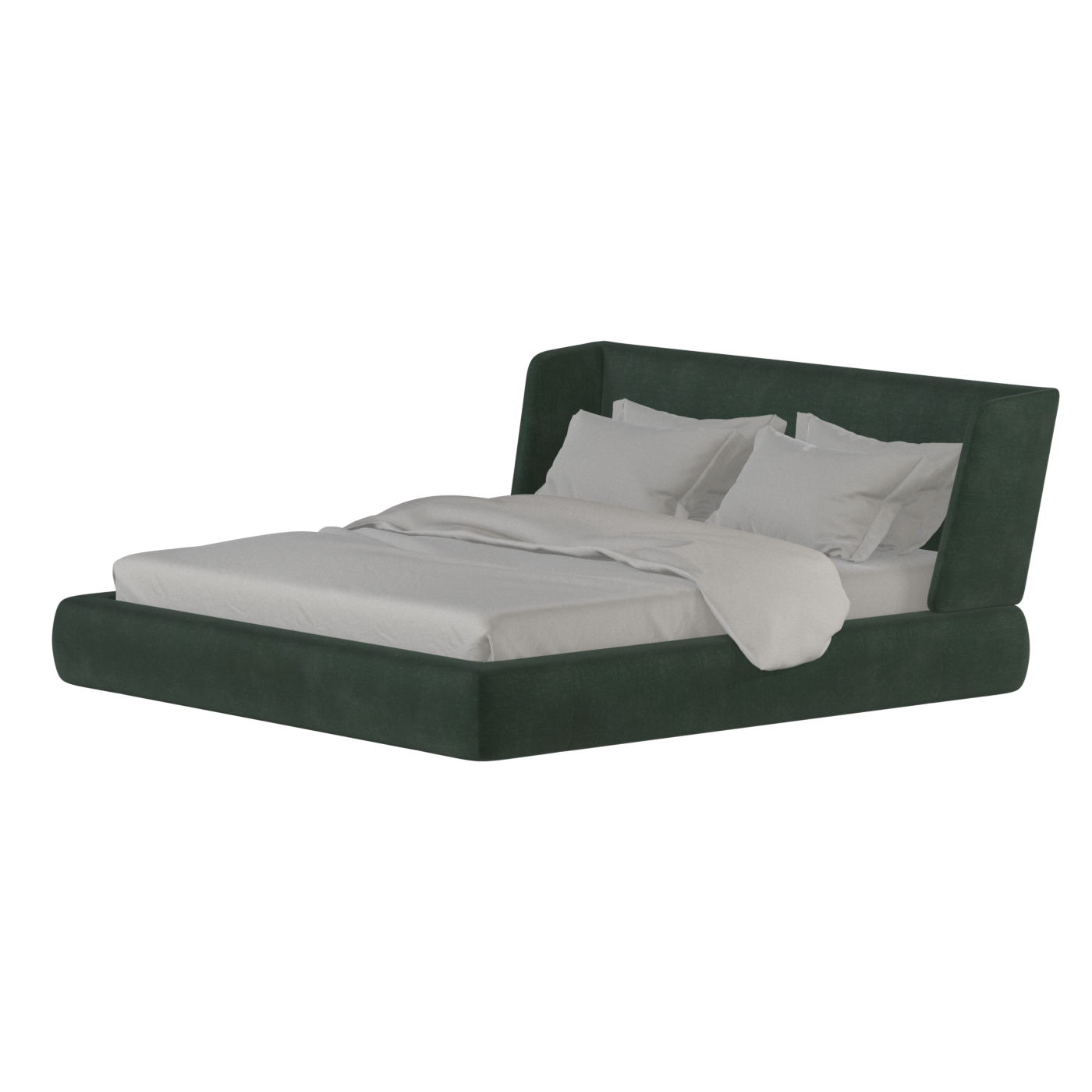 Valentina bed in Boucle Hevia Fabric