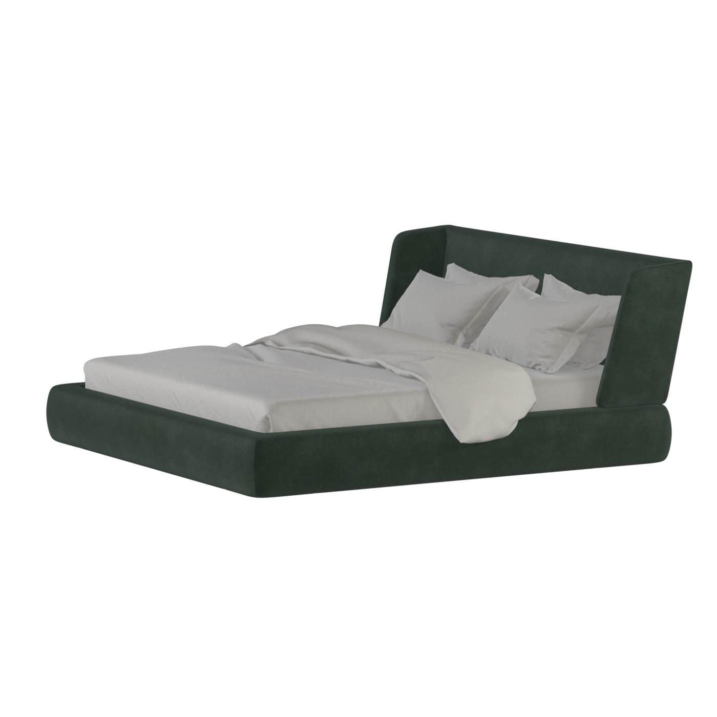 Valentina bed in Boucle Hevia Fabric