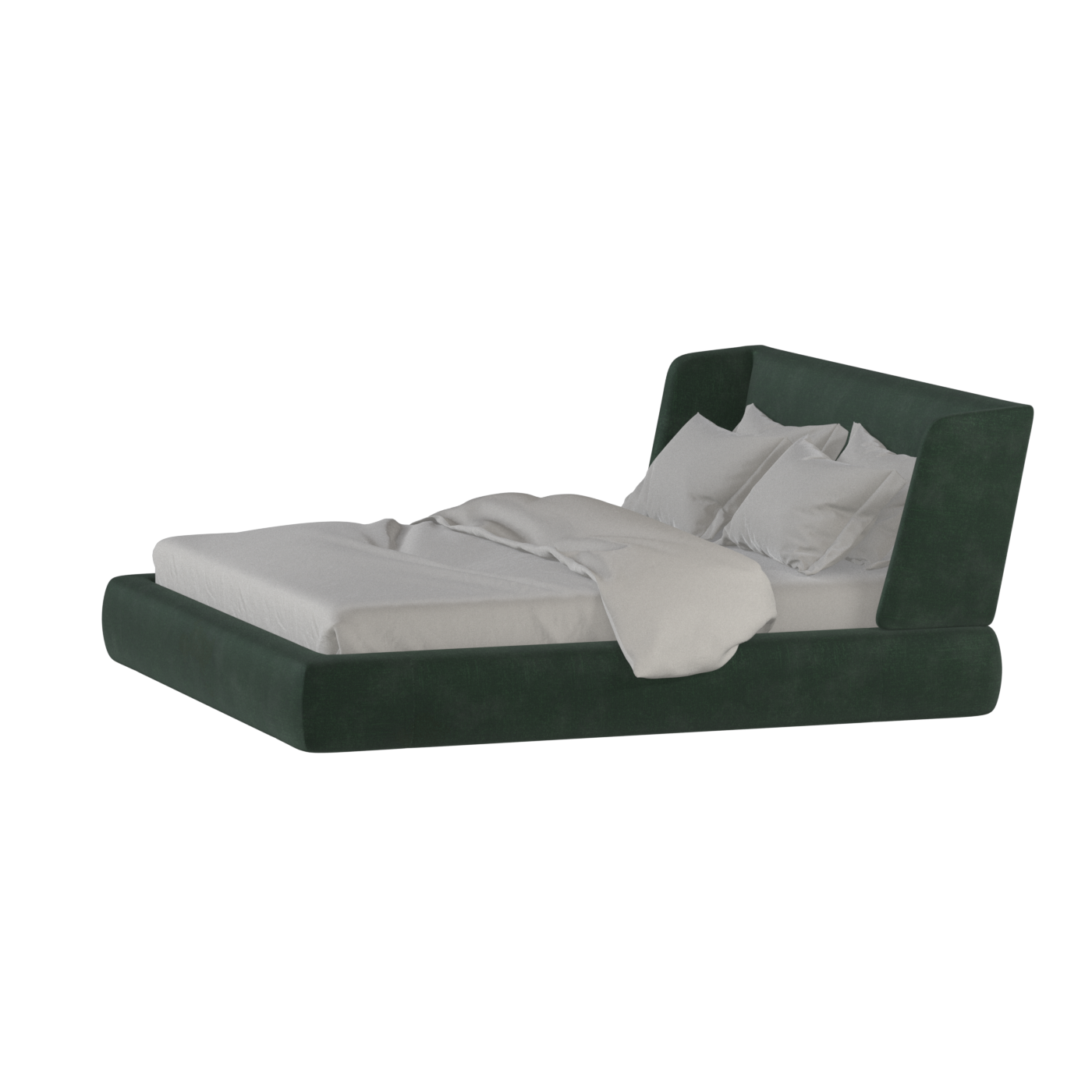 Valentina bed in Boucle Hevia Fabric