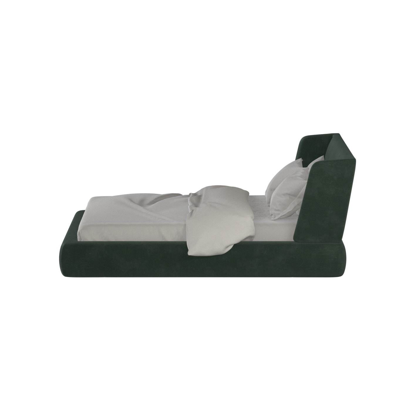 Valentina bed in Boucle Hevia Fabric