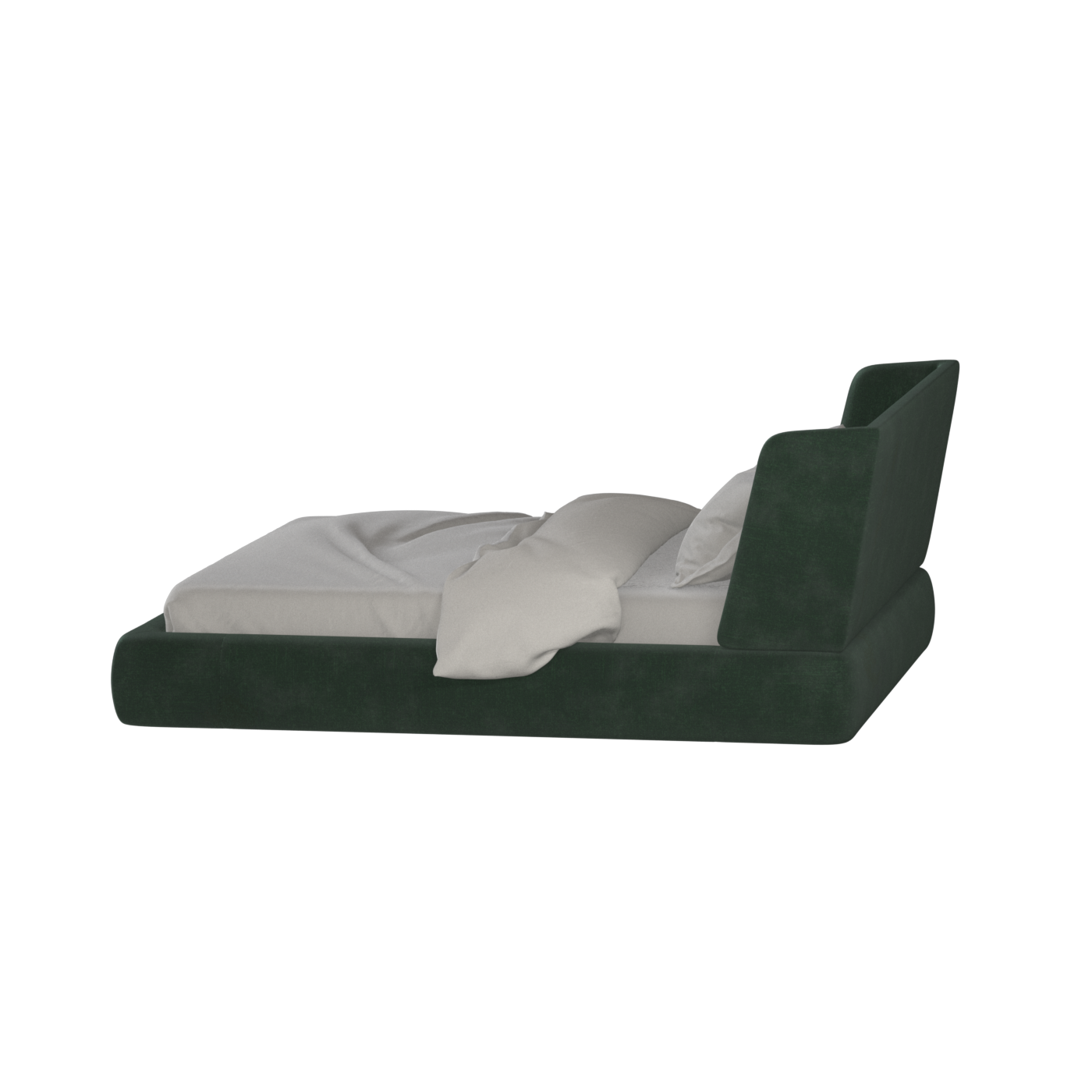 Valentina bed in Boucle Hevia Fabric