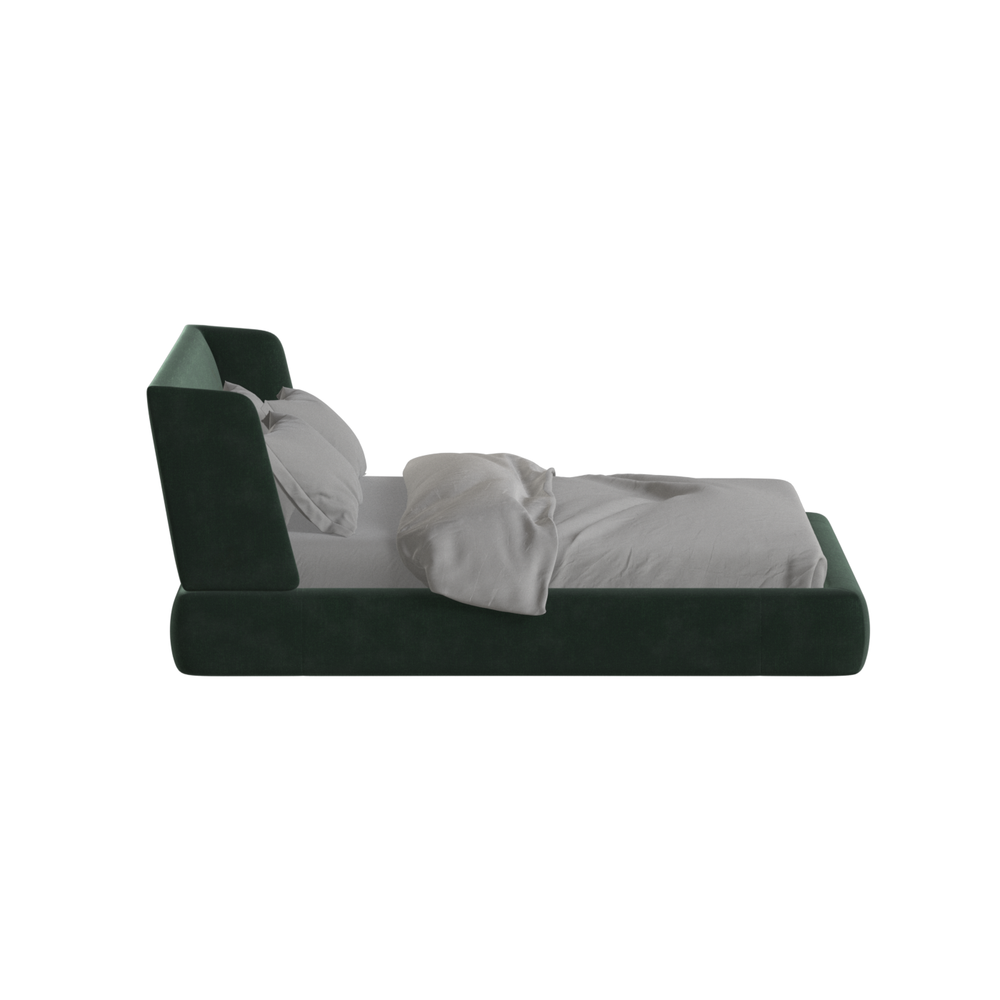 Valentina bed in Boucle Hevia Fabric