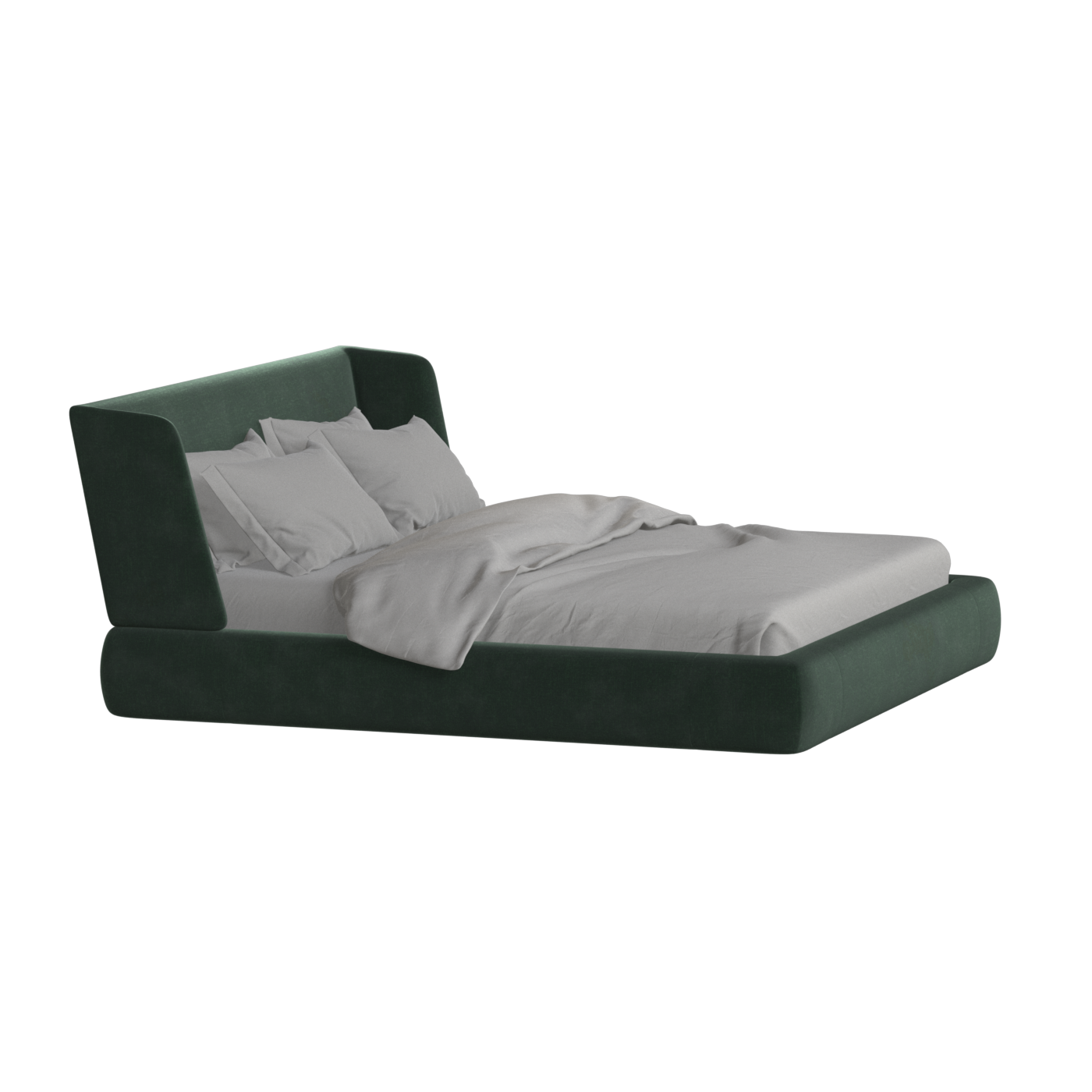 Valentina bed in Boucle Hevia Fabric