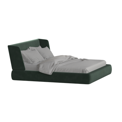 Valentina bed in Boucle Hevia Fabric