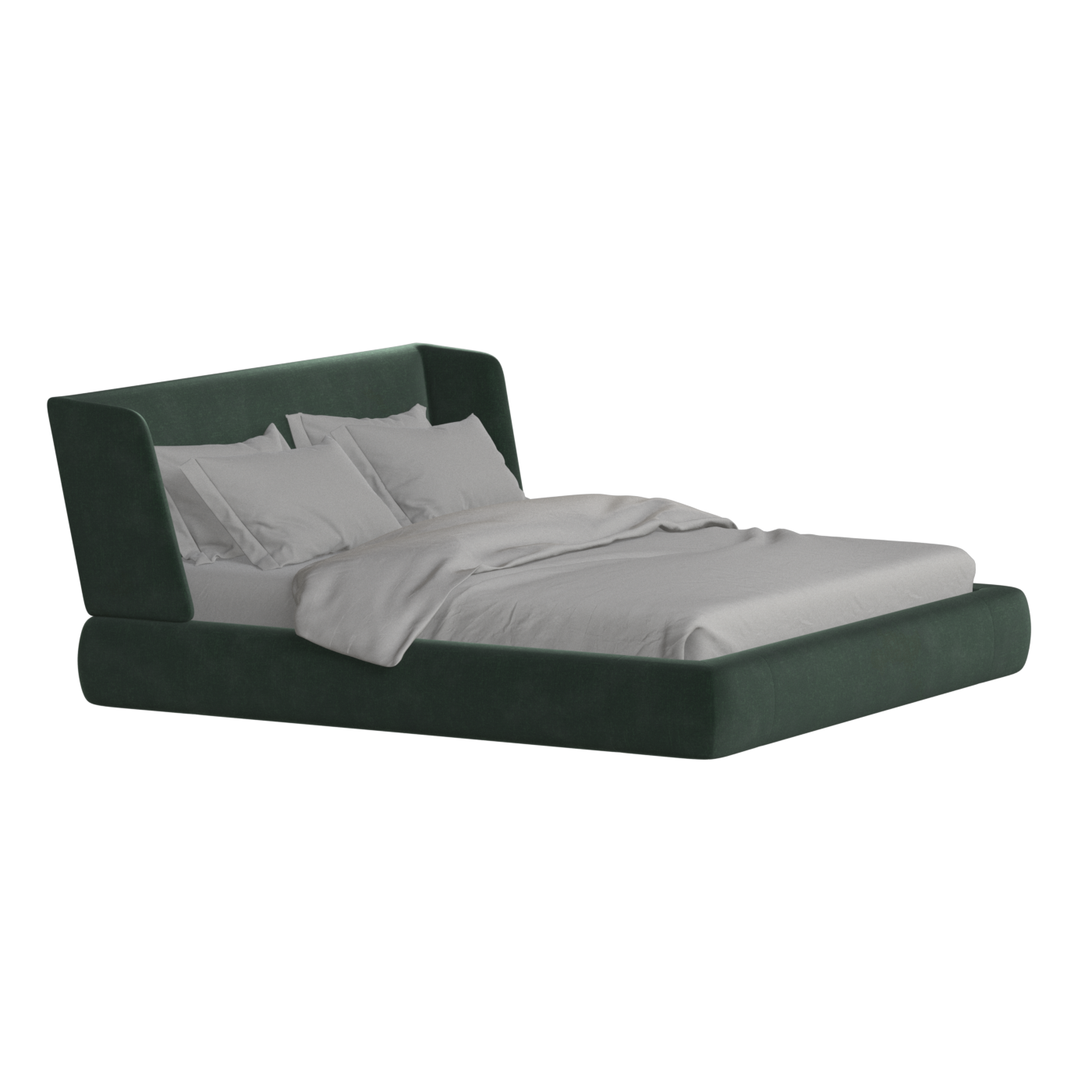 Valentina bed in Boucle Hevia Fabric
