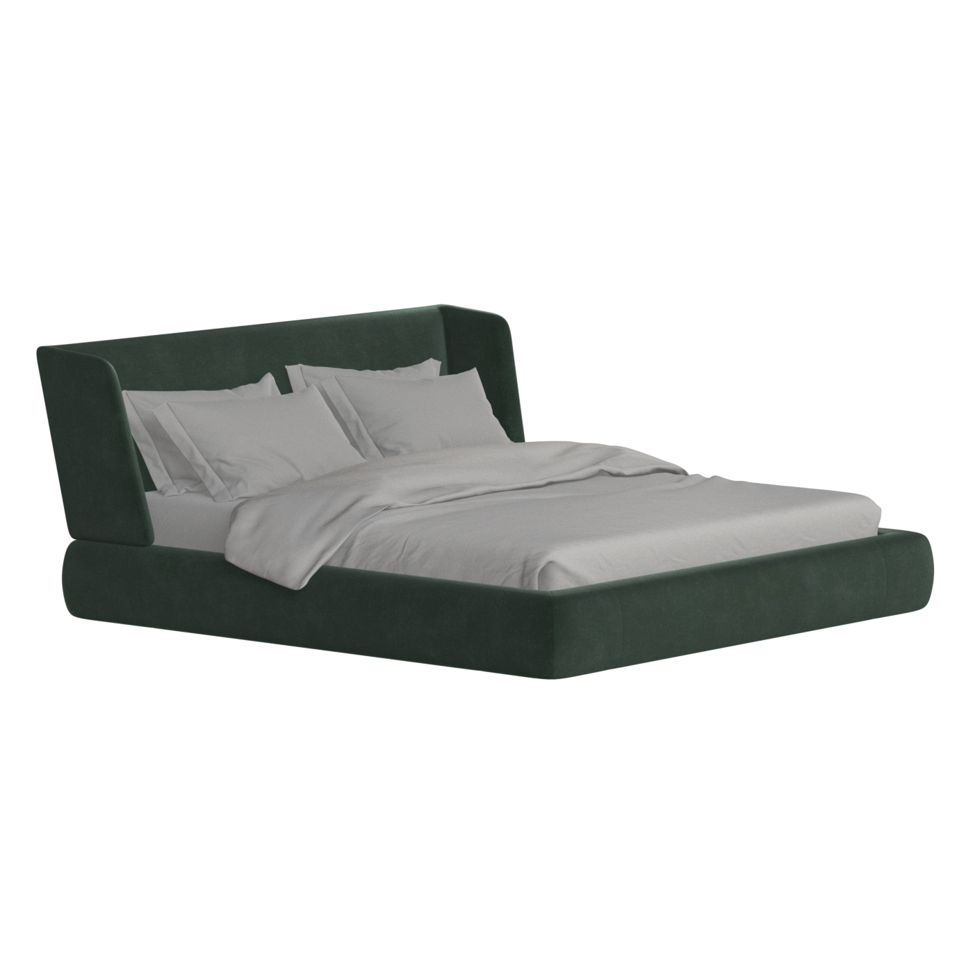 Valentina bed in Boucle Hevia Fabric