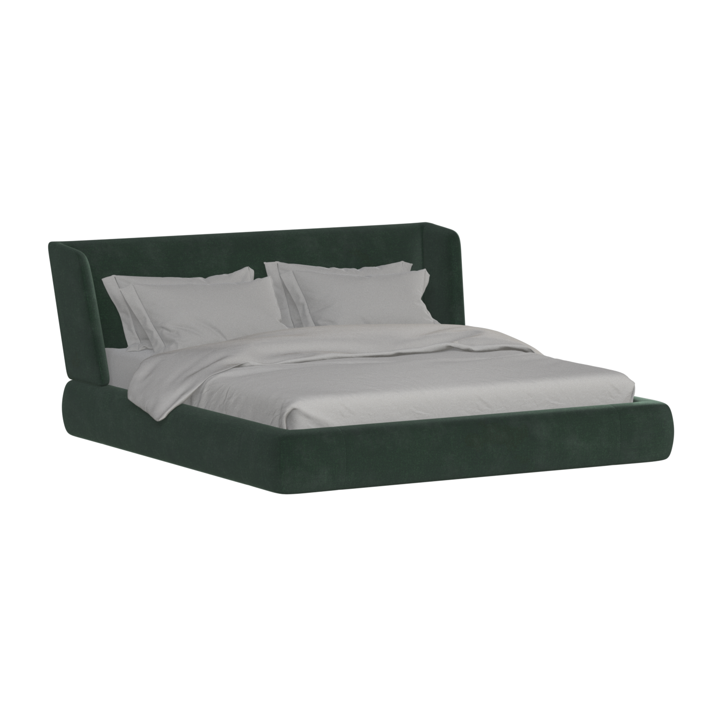 Valentina bed in Boucle Hevia Fabric