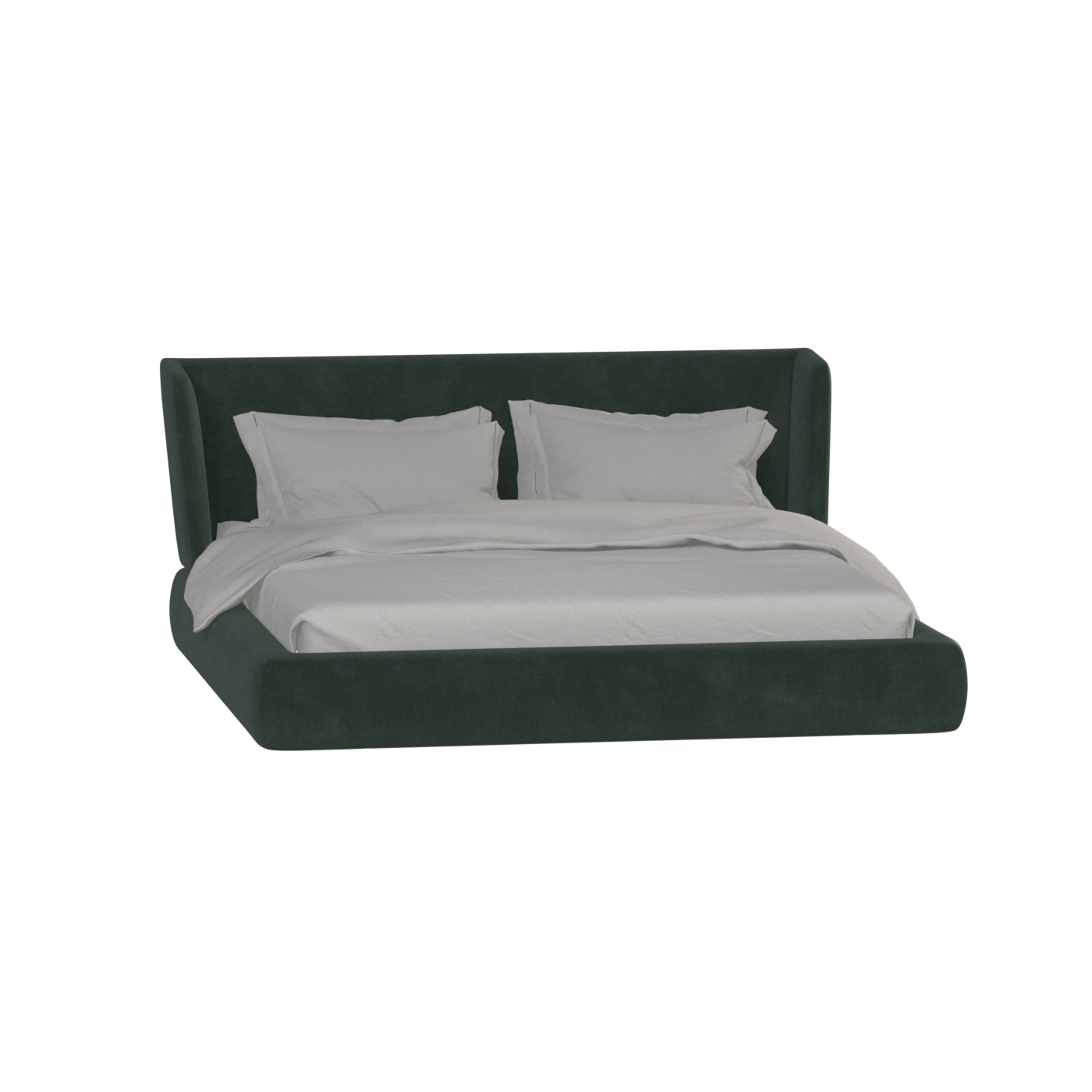 Valentina bed in Boucle Hevia Fabric