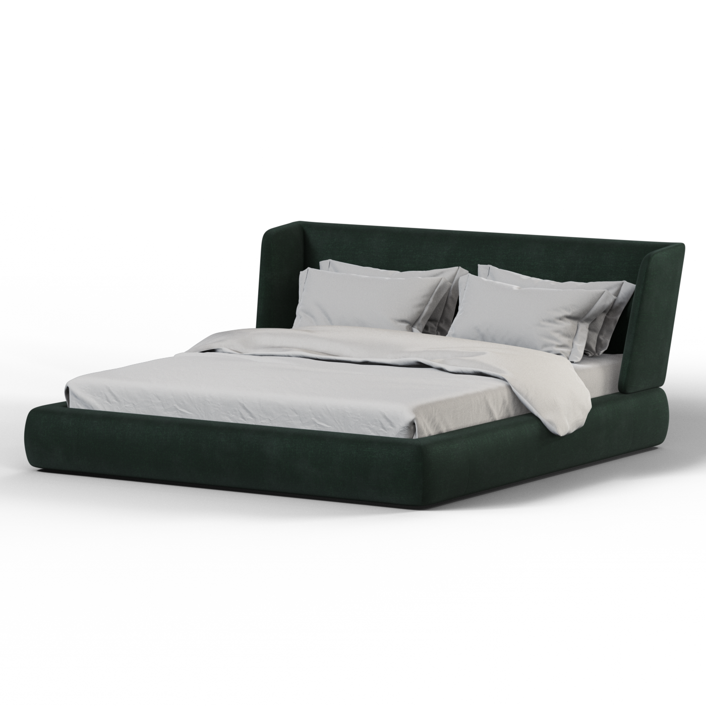 Valentina bed in Boucle Hevia Fabric