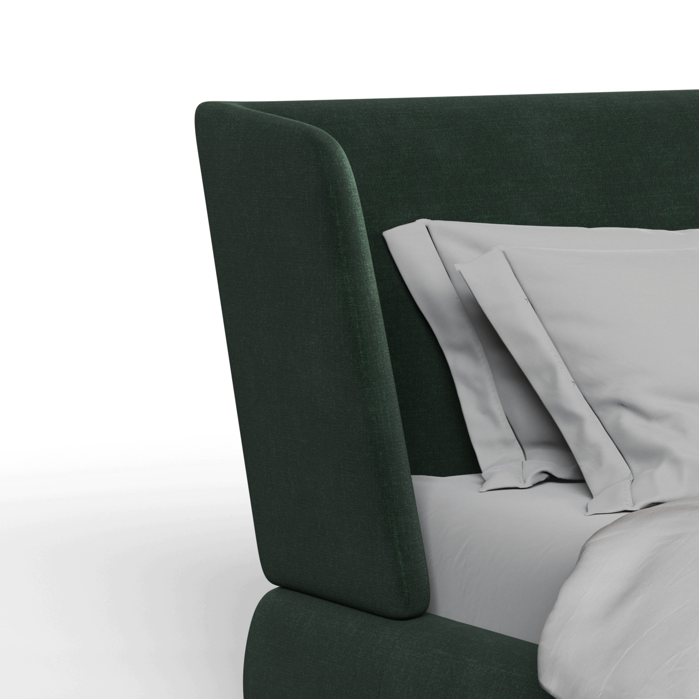 Valentina bed in Boucle Hevia Fabric