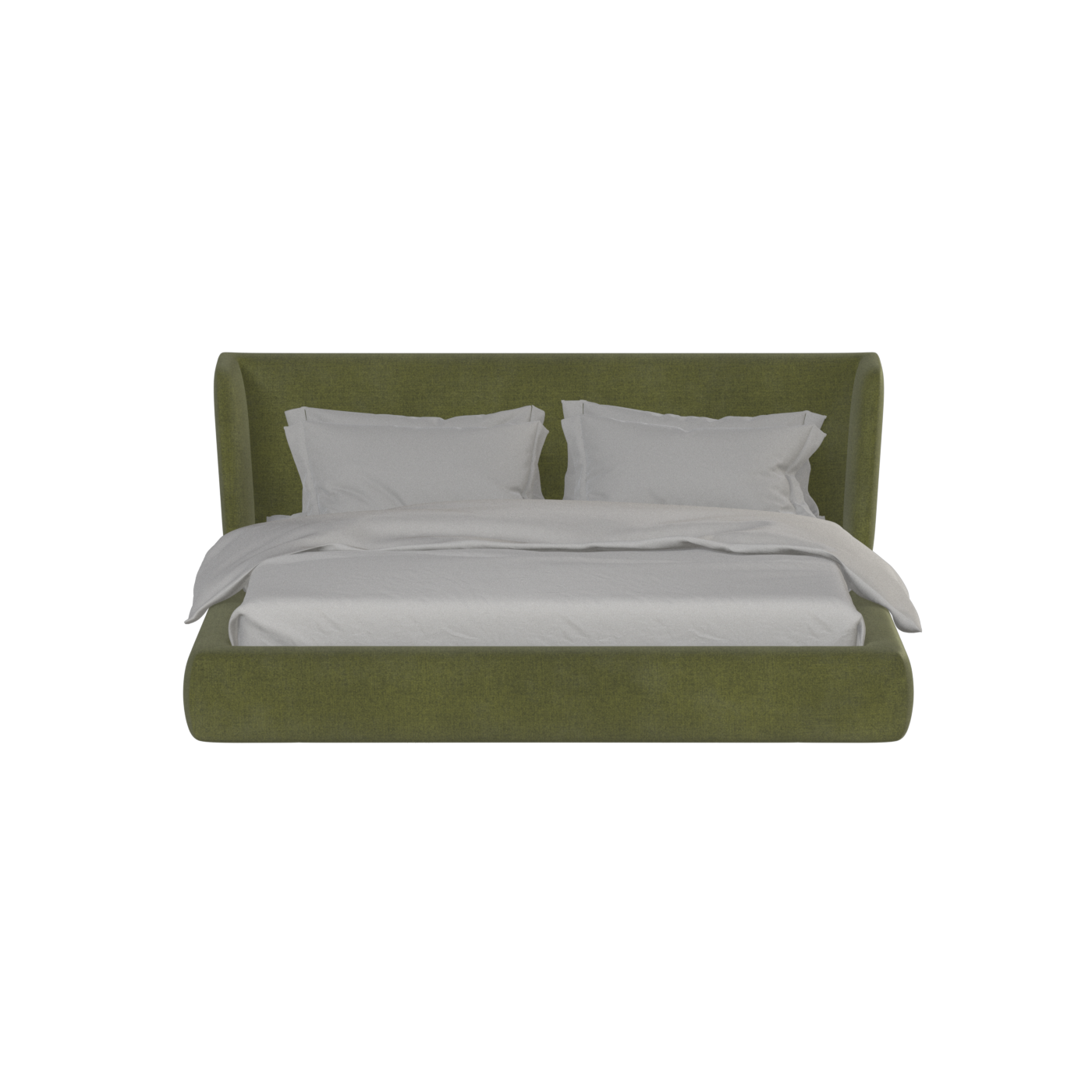 Valentina bed in Boucle Hevia Fabric