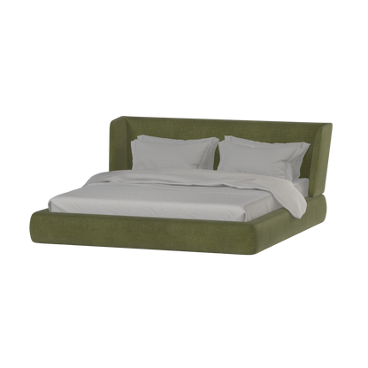 Valentina bed in Boucle Hevia Fabric