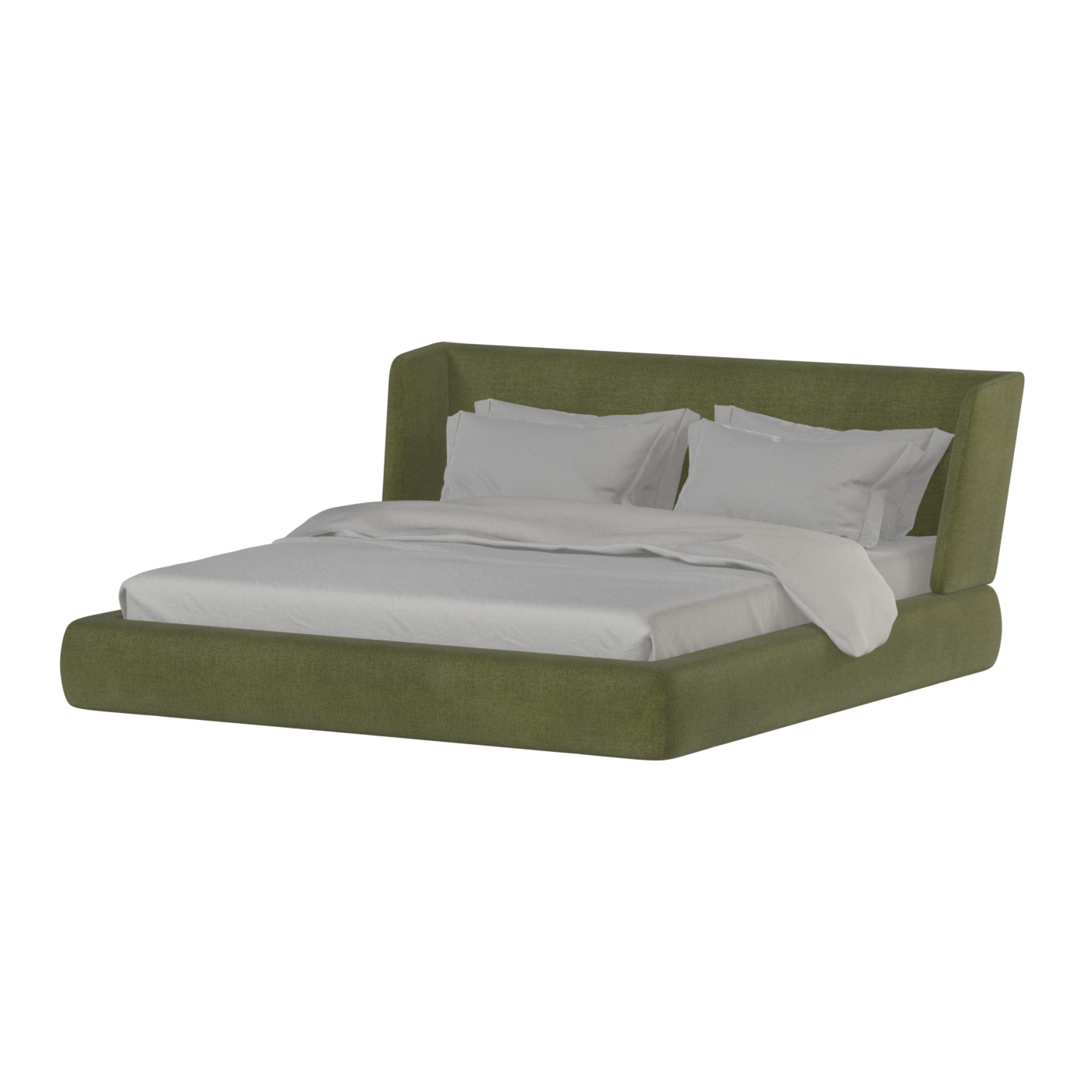Valentina bed in Boucle Hevia Fabric