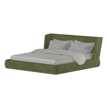 Valentina bed in Boucle Hevia Fabric