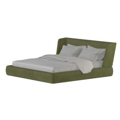 Valentina bed in Boucle Hevia Fabric