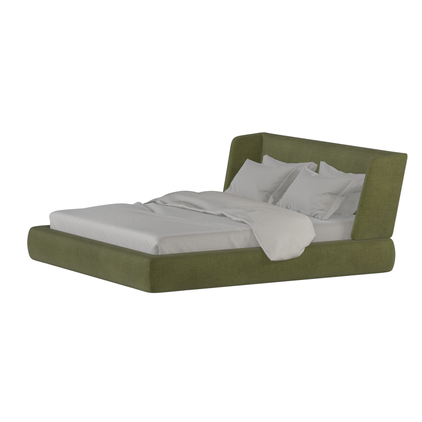 Valentina bed in Boucle Hevia Fabric