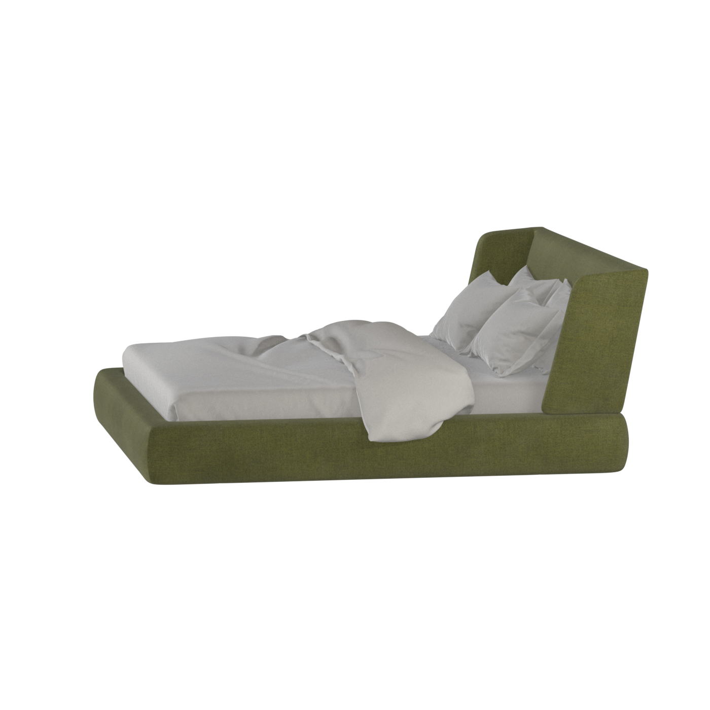 Valentina bed in Boucle Hevia Fabric