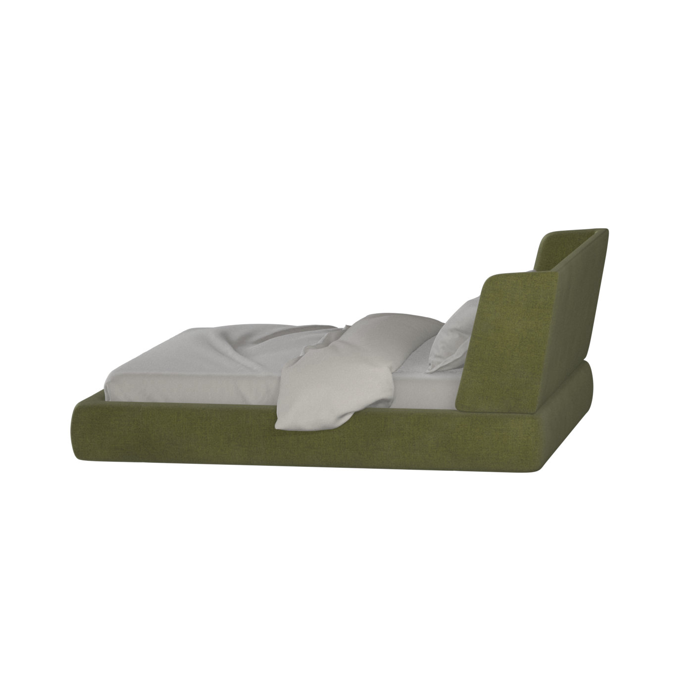 Valentina bed in Boucle Hevia Fabric