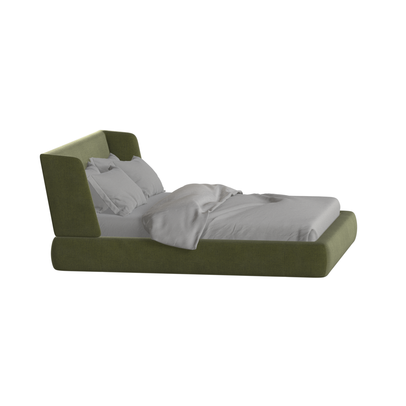 Valentina bed in Boucle Hevia Fabric