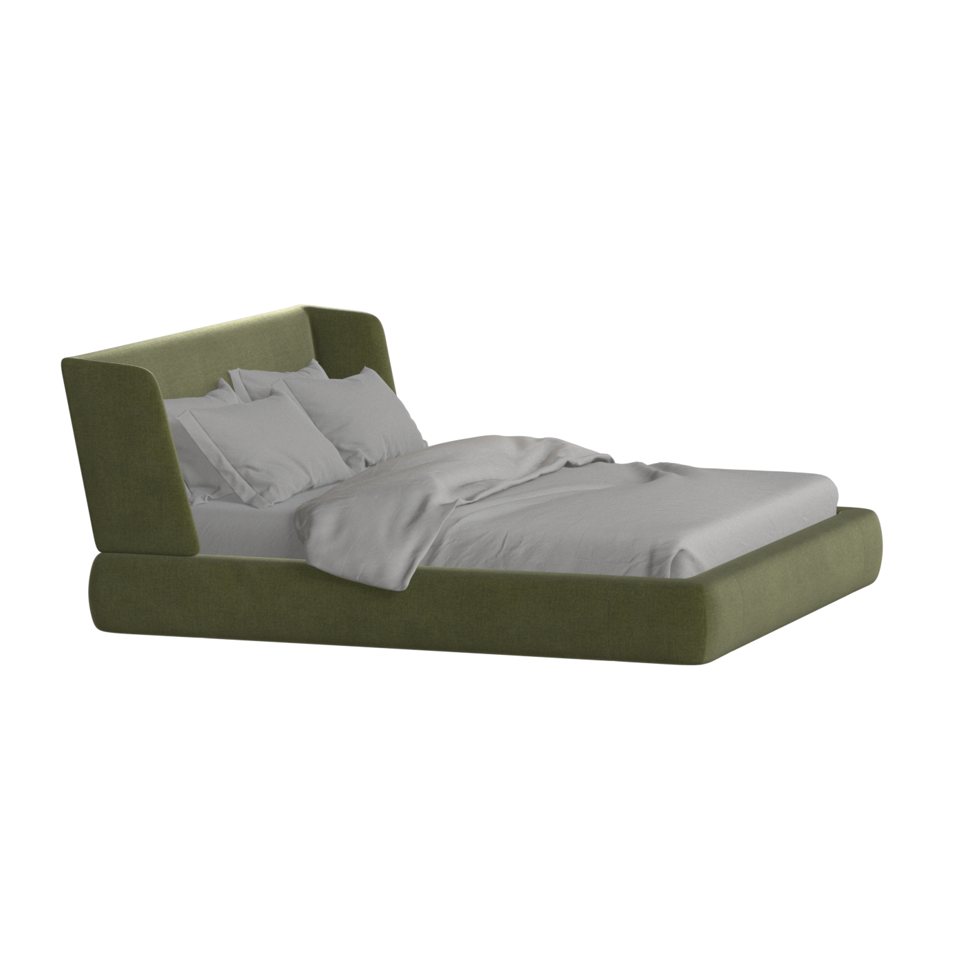 Valentina bed in Boucle Hevia Fabric