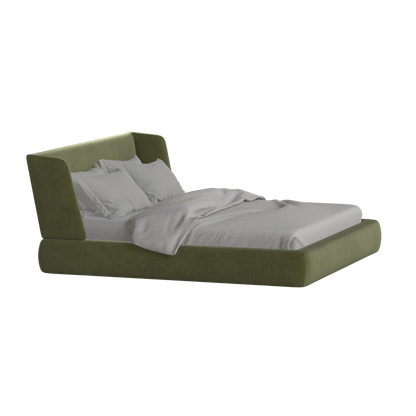 Valentina bed in Boucle Hevia Fabric